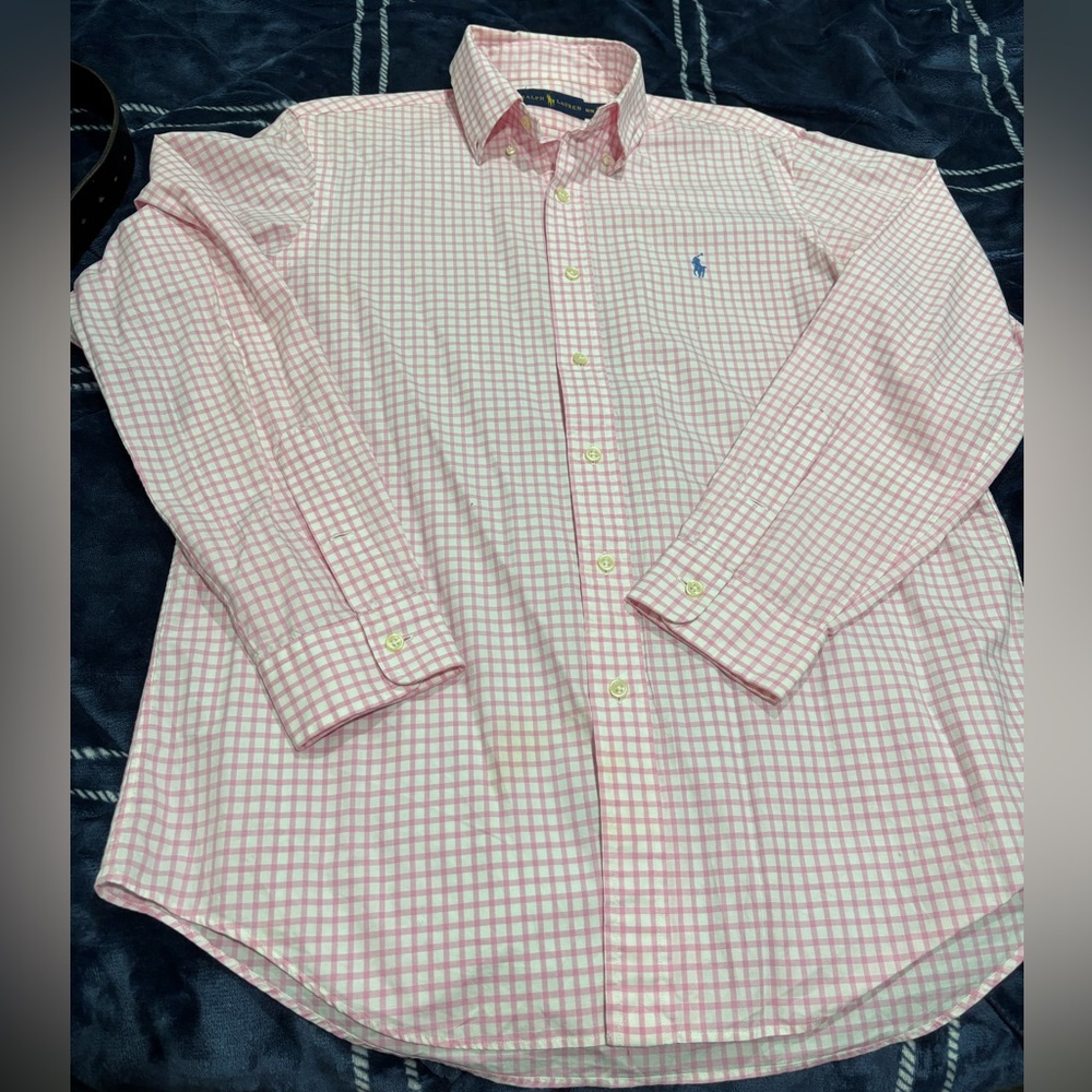 men’s Polo RL gingham shirt